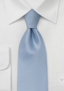 Cravate quadrillage bleu ciel