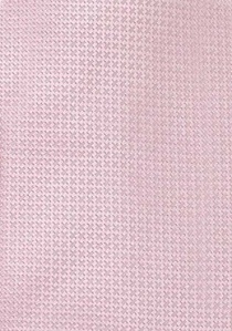 Cravate rose pâle imprimé géométrique
