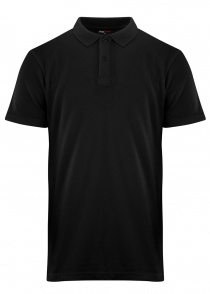 Herren Polohemd "Classic-Style" in schwarz