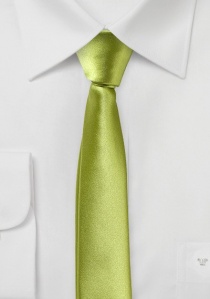 Cravate extra-fine pour hommes vert forêt