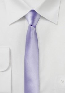 Cravate extra-étroite lilas