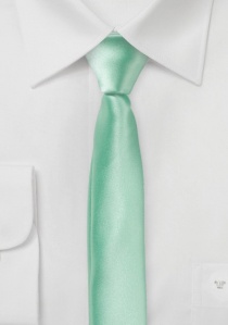 Cravate extra-étroite vert clair