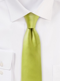 Cravate en soie pour hommes, vert noble, brillant