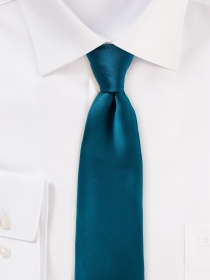 Cravate en soie business lustre élégant turquoise