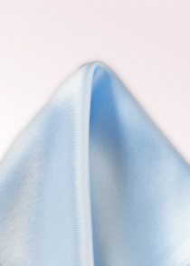Pochette de soie monochrome bleu ciel