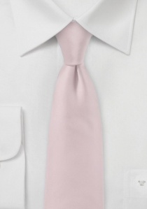 Cravate d'affaires stylée unie blush-rose