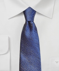 Cravate structure vague bleu