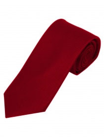 Cravate unie rouge sherry