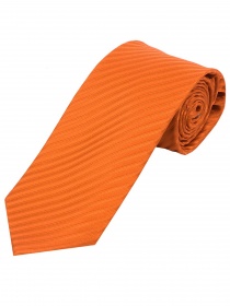 Cravate à rayures orange