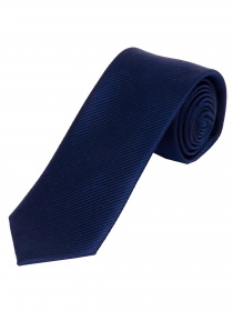 Cravate à rayures bleu nuit