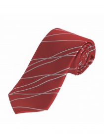 Cravate extra-fine pour hommes, dessin de vagues,