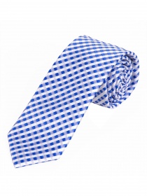 Cravate étroite pour hommes, motif structuré royal