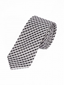 Cravate d'affaires mode surface résille noir blanc