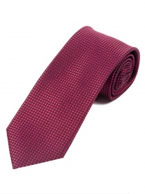 Cravate structure gaufrée noble noir d'encre rouge