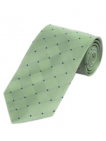 Cravate d'affaires à pois vert clair
