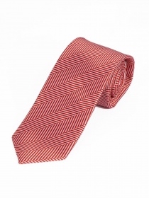 Cravate rouge décor structuré