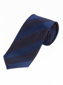 Cravate homme bleu foncé dessin structuré