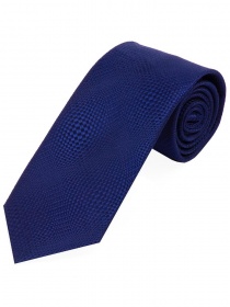 Cravate bleu royal à motif structuré