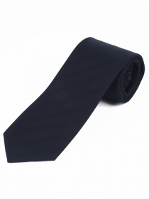 Cravate unie à rayures noir
