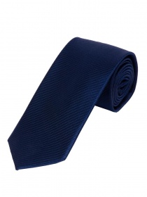 Cravate unie structure de lignes bleu foncé