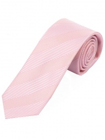 Cravate monochrome surface de lignes rosé
