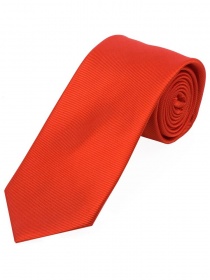 Cravate unie à rayures surface corail