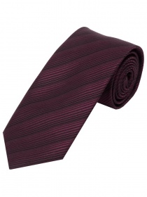 Cravate unie ligne-structure rouge bordeaux
