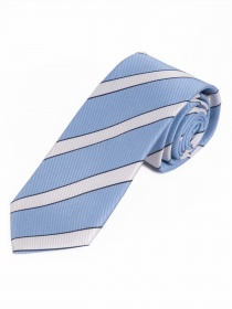 Cravate étroite pour hommes, décor rayé élégant