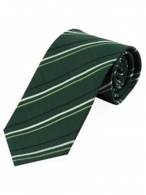 Cravate moderne à rayures vert noble vert clair