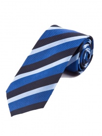 Cravate optimale design rayures bleu royal bleu