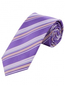 Magnifique cravate d'affaires à rayures violet