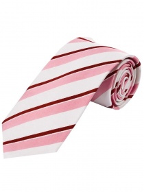 Cravate parfaite design rayures bordeaux neige
