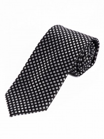 Cravate d'affaires élégante surface grillagée noir