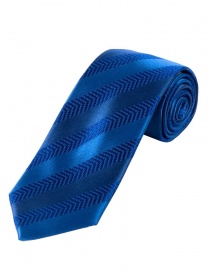 Cravate d'affaires motif structuré rayures bleu