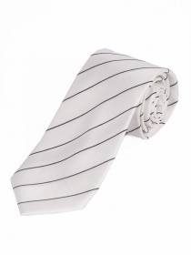 Cravate extra-longue pour hommes rayures fines