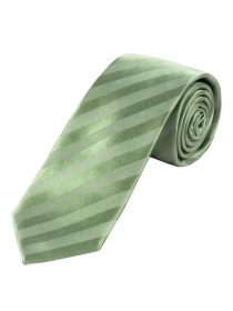 XXL Cravate unie rayée verte