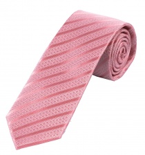Cravate XXL rose à motif structuré