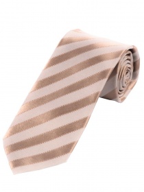 Cravate d'affaires XXL unie à rayures surface