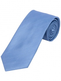 XXL Cravate unie surface de lignes bleu glacé