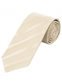 Cravate d'affaires XXL unie surface rayée