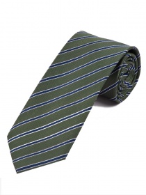 Cravate homme XXL optimale à rayures vert