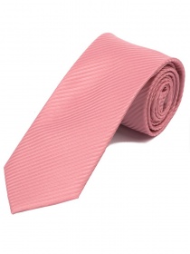 Cravate longue pour hommes, unie, à rayures et