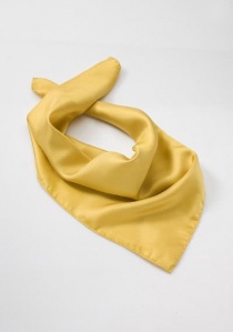 Foulard en soie pour dames en jaune