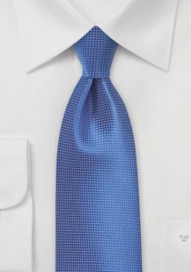 Cravate structurée unie bleu royal