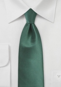 Cravate unie stucturée vert bouteille