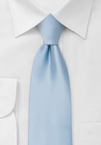 Cravate enfant bleu clair unie