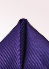 Serviette de cavalier monochrome à côtes violettes