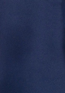 Cravate extra longue bleu foncé unie