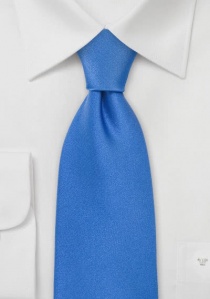 Cravate bleu profond unie