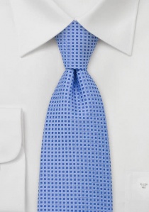 Cravate géométrique bleu ciel